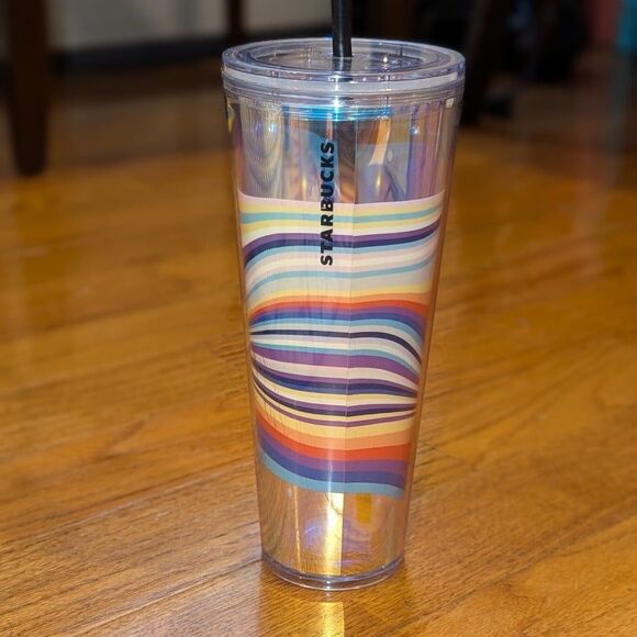 Starbucks PRIDE Rainbow Venti Cold Venti Coffee Tumbler Cup - Picture 1 of 7
